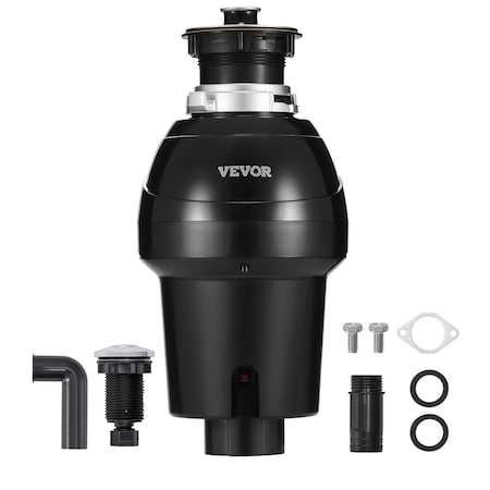 Vevor Garbage Disposal 1 HP Continuous Food Waste Disposer 3270 RPM EZ Connect Corded JW-731