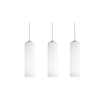 Afx Leo 3-Light Linear Pendant, 120V, 60W, Light Brass LEOP0412MBLBLNR3
