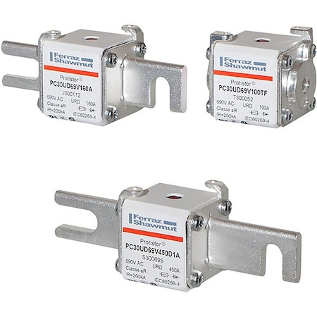 Mersen Fuses, Protistor Series, 690 V AC, 700 V AC, Indicating D300130