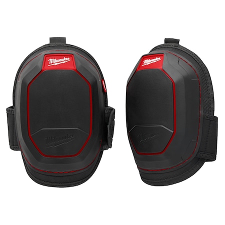 Milwaukee Tool High Mobility Knee Pad, Foam Pad, Plastic Cap, 1 Straps, Black, Red 48-73-6080
