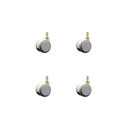 Service Caster 2 Inch MRI Safe Casters, 10mm Threaded Stem, Set of 4, 4PK SCC-TS02S50-TPR-GRY-M10X22-MRI-4