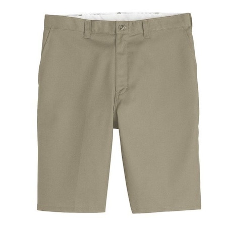 Dickies Short, Men, Ind., Flat Front, Sand, 34 11 LR30DS 34 11
