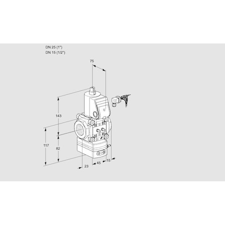 Honeywell Kromschroder VAD125/15R/NW-50B KS88008682