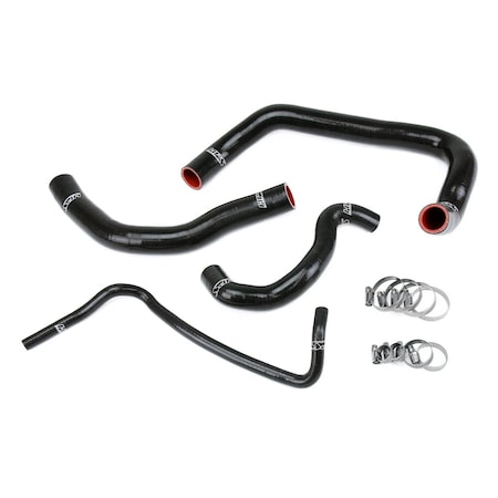 Hps Performance High Temp Reinforced Silicone Radiator Coolant Hose Kit, Black,  57-2084-BLK