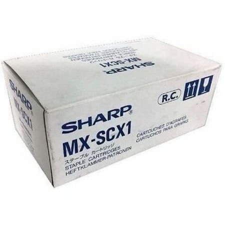 Sharp Staple Cartridge - Box of 3 - 5K/Cartridge MXSCX1