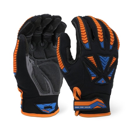 Dex Savior Synthetic Leather Palm, Sbr Padding, TPR Back, 3 Fnger Touchscreen, / S, 12PK MIG700 S