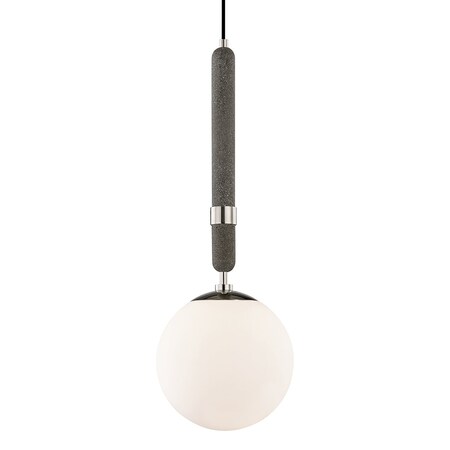 Mitzi Brielle 1 Light Pendant 14.5 In. Polished Nickel H289701L-PN