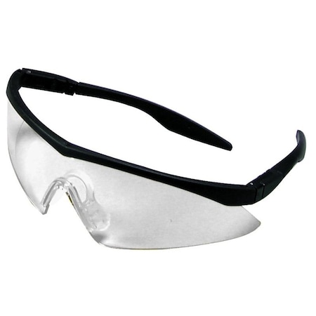 Msa Safety Gls Sfty Blk/Clr Lens In-Outdr 10021259