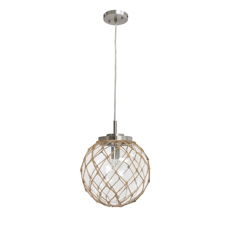 Homeroots Clear Sphere Glass Ceiling Light With Clear Shades 651666