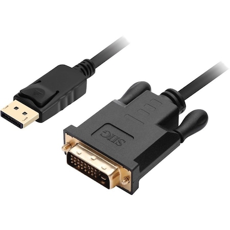 Siig DisplayPort to DVI Cable - 6ft CB-DP1V12-S1