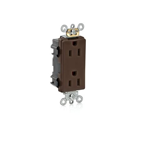 Leviton Commercial Grade Decora Receptacle, 15 Amp, 125 Volt M1626