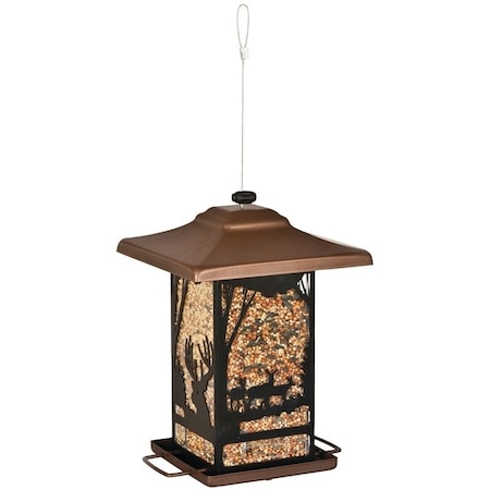 Perky-Pet Wild Bird Feeder, Wilderness Lantern, 2 lb, Metal 8504-2