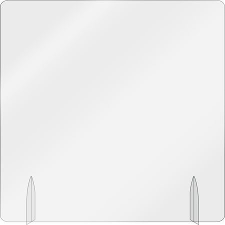 Aarco Polycarbonate Freestanding Protection Shield FPT3030PC