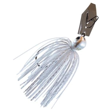 Z-Man 0.37 oz Jack Hammer Chattterbait, White CBJH38-01