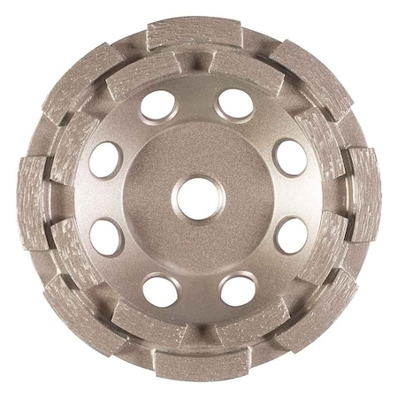 Klingspor Diamond Grinding Wheel, Concrete Construction, Segmented, DS 350B 4-1/2", 5/8"-11 Thread DC-DS350B-115022A