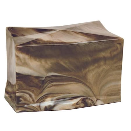 Fasttrack2Fitness Cultured Marble Cremation Jewell Adult Urn, Topaz FA2030405