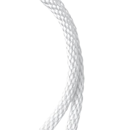 Baron Rope, 3/16 in Dia, 500 ft L, 83 lb Working Load, Nylon/Poly, White 39001