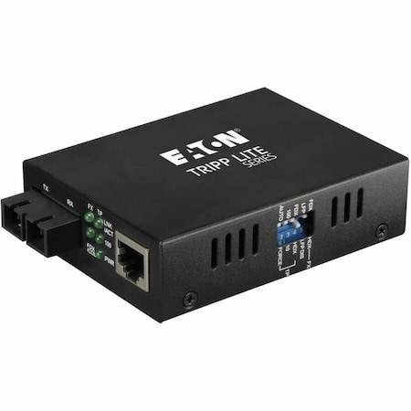 Eaton Eaton Media Converter, Ethernet to Multimode Fiber SC, 10/100/1000 Mbps N784-001-SC