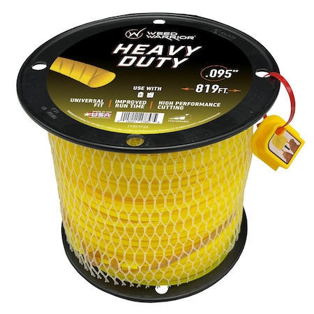 Weed Warrior Professional Grade.095 in. D X 819 ft. L Trimmer Line 17857