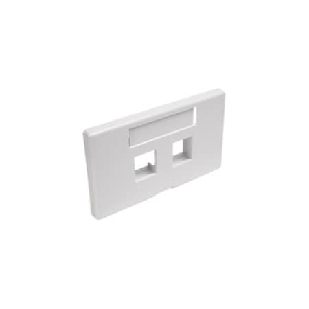 Leviton 2-Port Faceplate Fits Herman, Miller Modular Furniture 49910-HW2