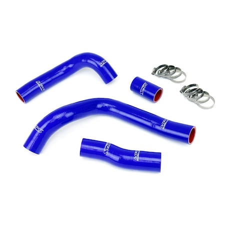 Hps Performance High Temp Reinforced Silicone Radiator Coolant Hose Kit, Blue,  57-1829-BLUE