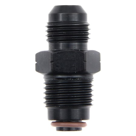 Light House Beauty 491963-BL -6 AN x 16 mm x 1.5 in. Fuel Injection Male Adapter Fitting - Black LI3070307