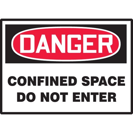 Accuform Danger Safety Label LCSP242VSP