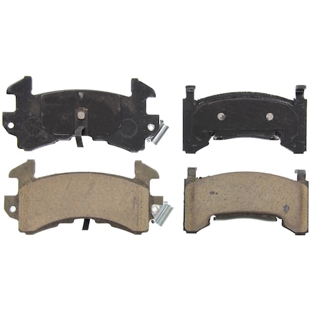Wagner Brake QuickStop Front; Rear Disc Brake Pad Set Ceramic,  ZD154