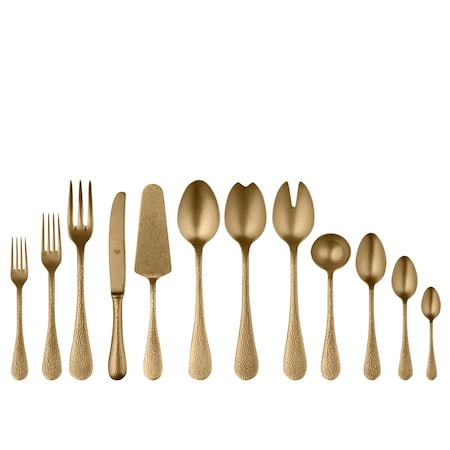 Mepra Epoque Pewter Flatware Set - 67 Pieces - Gold 106822067PO