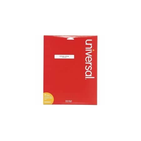 Universal File Folder Label, 3-7/16"x2/3", Wht, 750PK UNV80011