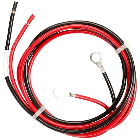 Grape Solar Ring Lug Cables, 10 AWG, Black/Red, 5 ft GS-CBL-CC-5