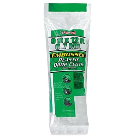 Berry Plastics 626208 Textured Drop Cloth- 9 x 12 ft 611889