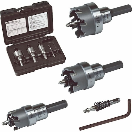 Klein Tools 4-Piece Carbide Hole Cutter Set 31872