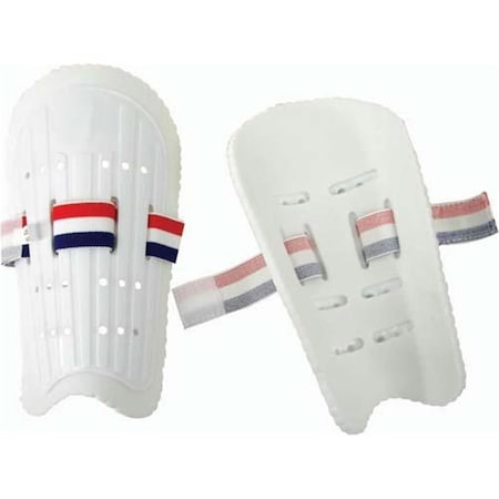 Champion Sports 8 in. Shin Guards with Hook Eye Adhesive SR004P