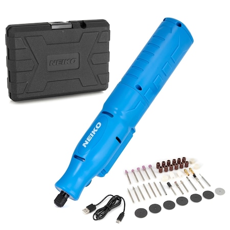 Neiko Cordless Rotary Tool Kit, 46 Piece, 3.6V Electric Engraving Pen 10581A