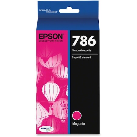 Epson DURABrite Ultra 786 Original Inkjet Ink Cartridge, Magenta T786320-S