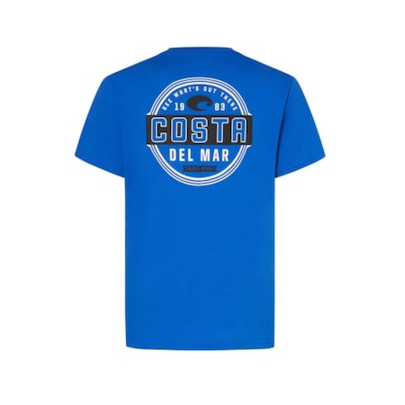 Costa L Short Sleeve Men's Crew Neck Royal Blue Prado Tee Shirt FQA400022-673L