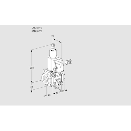 Honeywell Kromschroder VAS125R/LW KS88001200