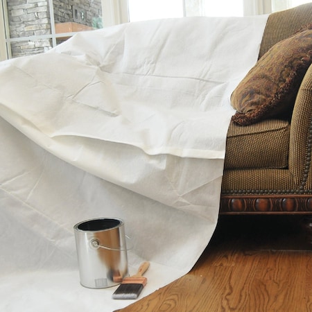 Trimaco SuperTuff 9 Ft. x 12 Ft. Paper/Poly Drop Cloth 2301
