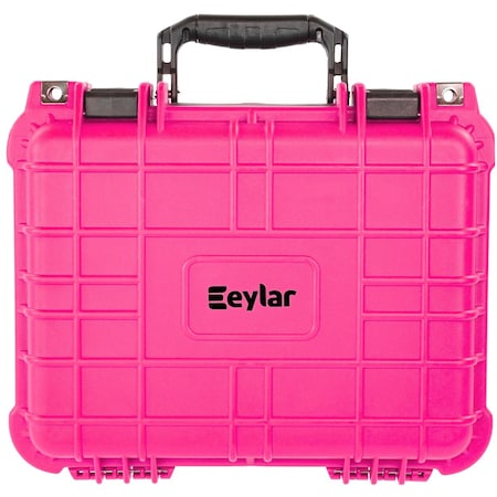Eylar Compact 13.37in Gear Hard Case Waterproof w/ Foam Pink SA00001-PIN