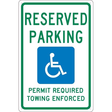 Nmc State Handicapped Parking Arkansas Sign, TMS306G TMS306G