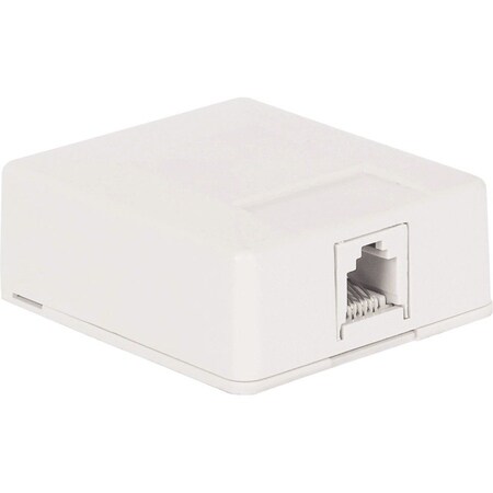 Icc Surface Mount Jack 6P6C White IC625SB6WH