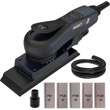 Wrightmaster 3A Corded 12.71 inx6. 02 in Brushless Sheet Sander with Variable Speed, Low Noise ZR-7307