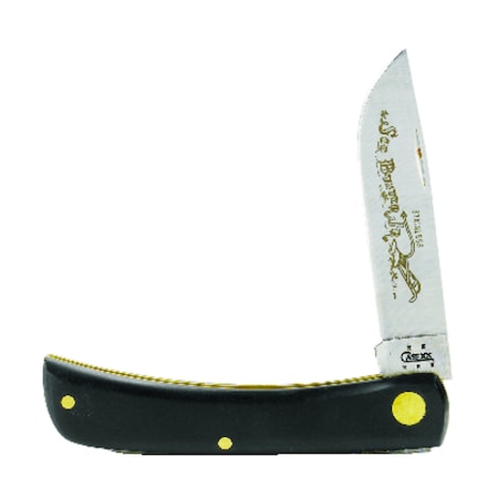 Case Sod Buster Jr Black Stainless Steel 3-4 in. Pocket Knife 095