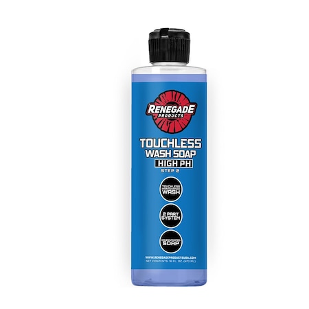 Renegade Products Usa Touchless 2-Step Truck Wash Soap System High pH Soap 16 Oz. LFGRPCLRHIPH16OZ