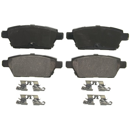 Wagner Brake QuickStop Rear Disc Brake Pad Set Ceramic,  ZD1161