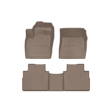 Weathertech Tan, Front and Rear FloorLiner HP 451644-1-2IM