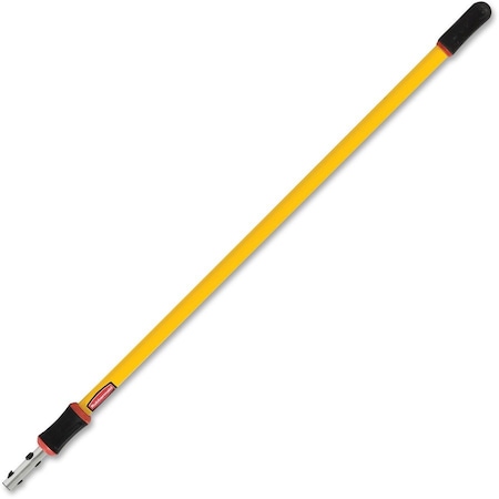 Rubbermaid Commercial 4'8' Quick Connect Extension Pole, Yellow RCPQ76500YL00