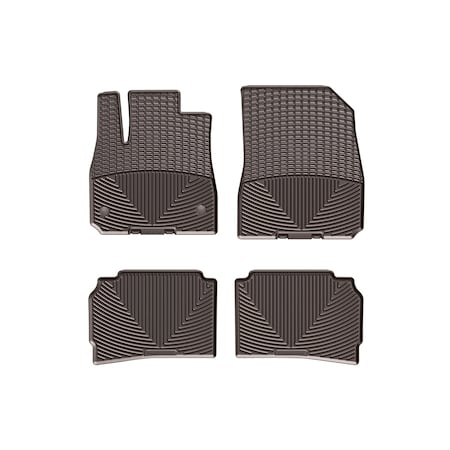 Weathertech Cocoa, Front and Rear All Weather Floor Mats W394CO-W398CO