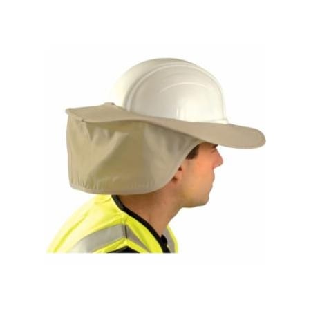 Occunomix Stow Away Hard Hat Shade, For Most Hard Hats including Full Brim, One Size, Khaki 561-899-KHK